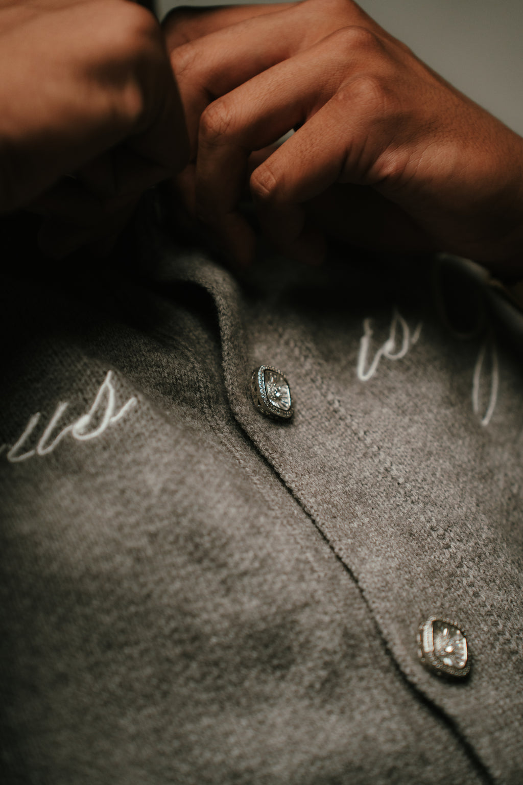 JESUS IS GOD GREY CARDIGAN